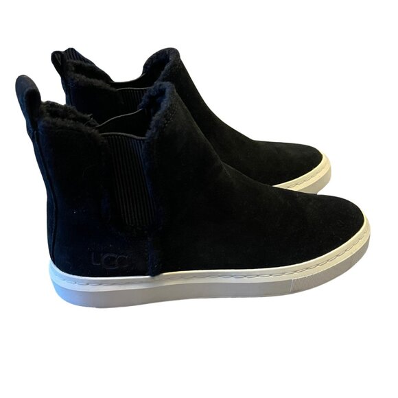 NEW Women's UGG Alameda Chelsea Sneaker | High Top | Black | Size 9.5 - Picture 2 of 7